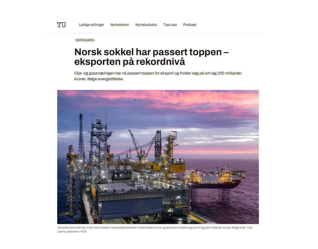 Analyse av oljenæringen